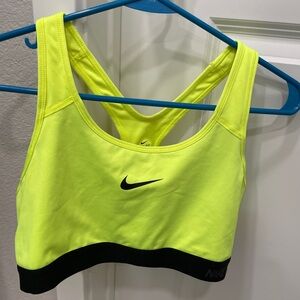 Nike Women's Bright Yellow Sports Bra
